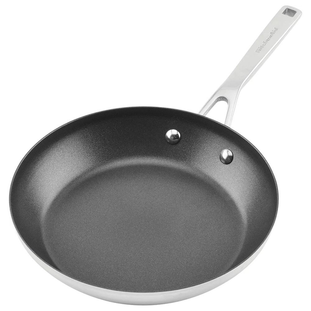 KitchenAid Stainless Steel 3-Ply Base Nonstick 9.5" Fry Pan